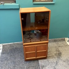 Mid Century Nathan Squares Hifi or Drinks Cabinet with lift up top