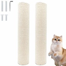 2 PCS M8 Cat Scratching Post Replacement,15.7Inch Sisal Pole Cat Tree Replace...