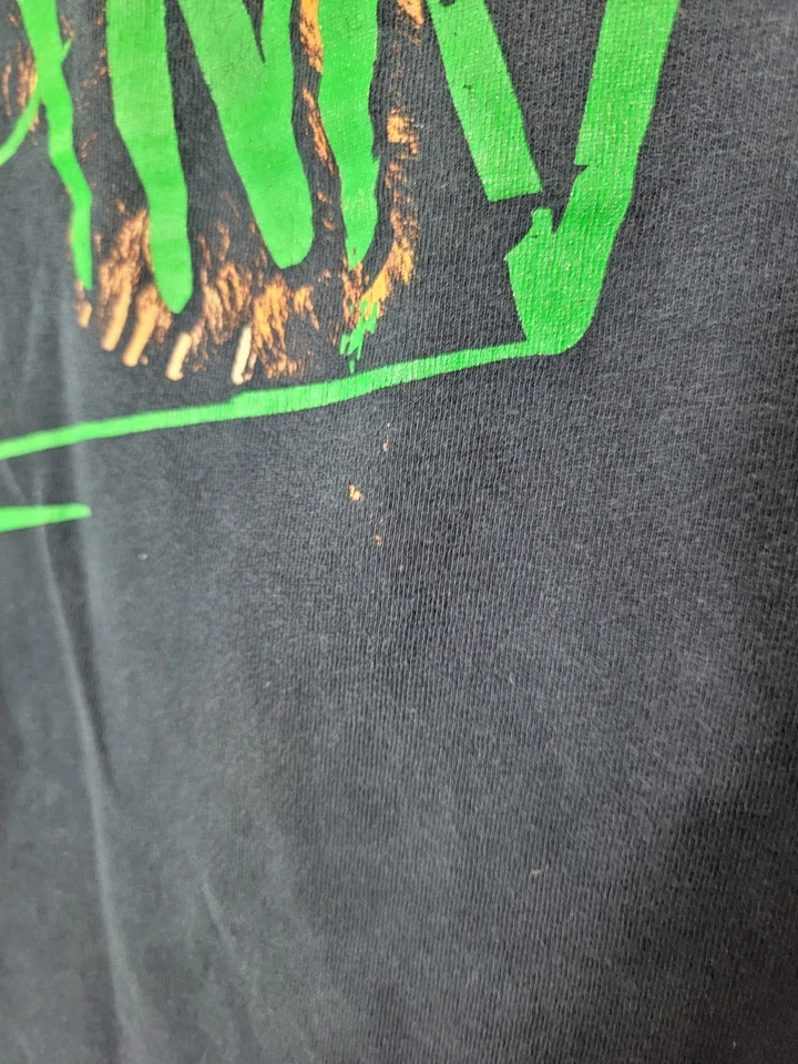 The Implants Punk Rock Band Graphic Tee Shirt Grizzly Bear Rare Black  2XL Y2K - Image 3 of 4