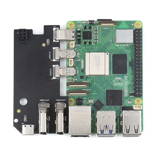 3X(PI5-CASE---M.2 Case Built-in Active Cooler for Raspberry Pi5 V4Q1)9491 - Afbeelding 6 van 10