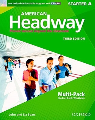 AMERICAN HEADWAY THIRD EDITION: LEVEL STARTER STUDENT By John And Liz Soars NEW