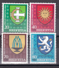 Schweiz 1980,  1187-90 , MNH **, &bdquo;Pro Juventute&ldquo;: Gemeindewappen