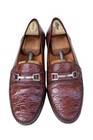 Johnston & Murphy Domani Brown Crocodile Leather Horsebit Loafer Dress Shoe 13M — photo 8