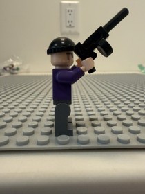 Joker Henchman Classic Minifigure 7782 7888 2006 2008 Purple LEGO Batman