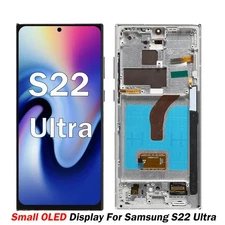 For Samsung Galaxy S22 Ultra 5G SM-S908U/W OLED Display Screen Assembly White