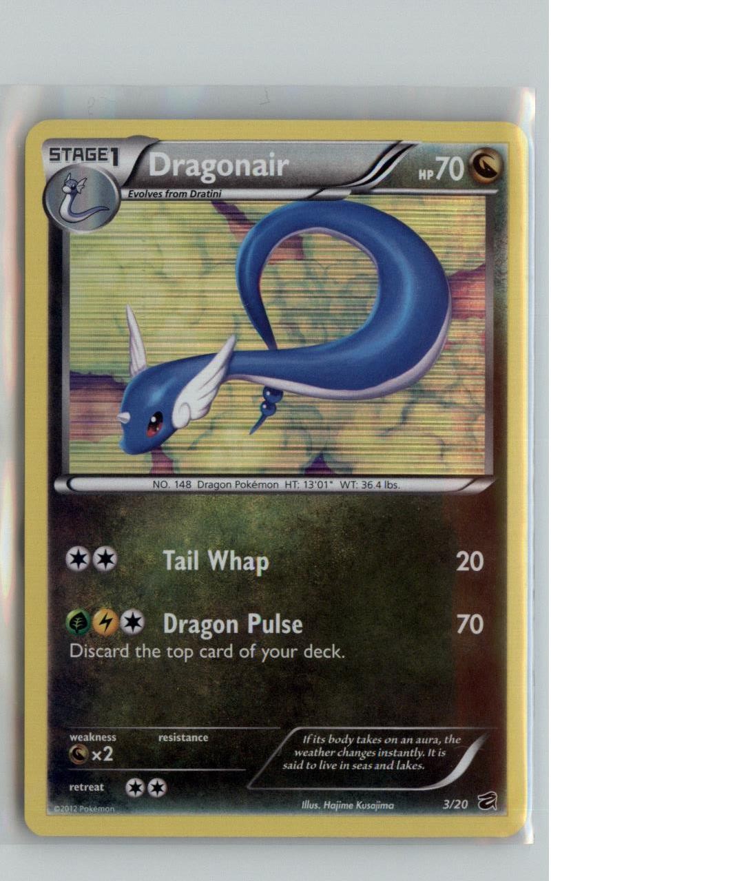 Dragonair (3) Holo Holo Rare Dragon Vault 3/20 NM