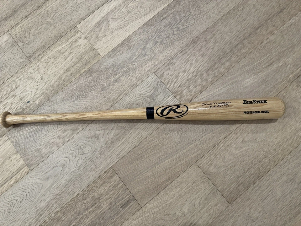 Phil Niekro Autografiado Rawlings Big Stick Bat - Inscripción HOF 1997 - Braves Foto 2 de 3