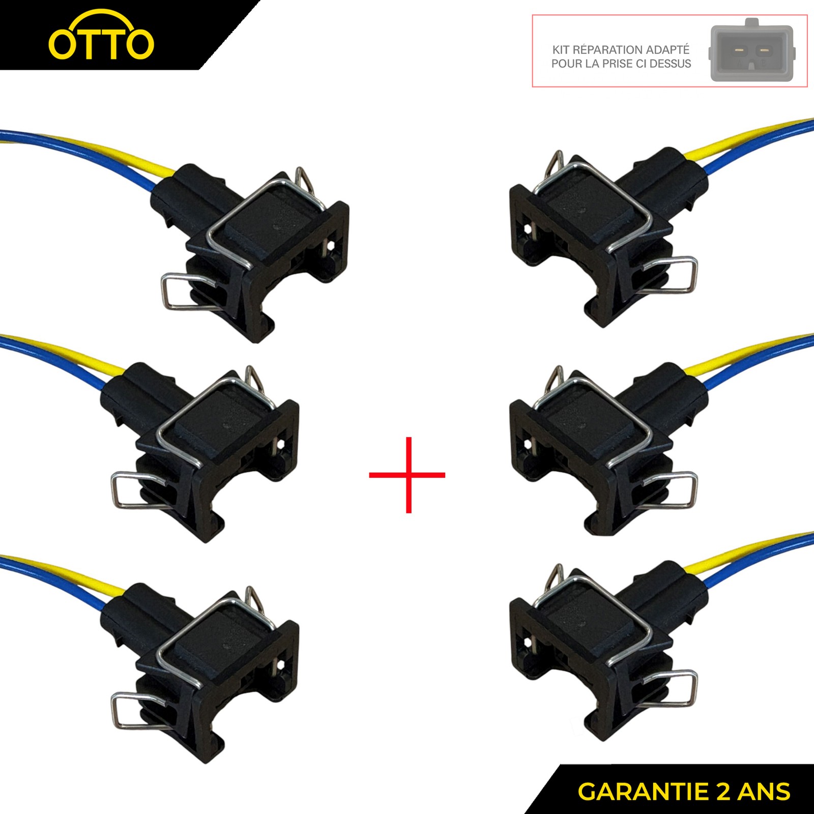 Connecteurs EV1 femelles pack de 6 pour faisceau de moteur turbo injection