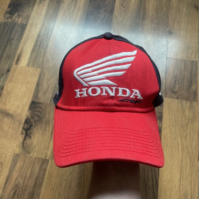 #ad #ad Honda Racing Hat Troy Lee Designs HRC Ride Red Fitted Hat Large X Large $24.00