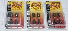 3 PACKS Strike King 1/8 oz Green Pumpkin Tungsten Weight Flipping Texas Rig