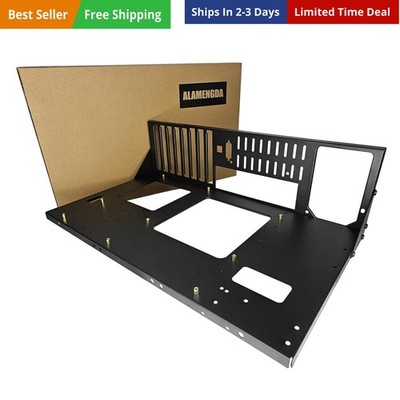 DIY Pc  Bench, Open Chassis Case Rack for ATX/M-ATX/ITX Motherboards,Widely B...