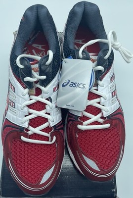 アキノリオ　used品 ASICS GEL KAYANO 18, Sz 12, T20HQ-2101, Red/White/Blue, Team USA