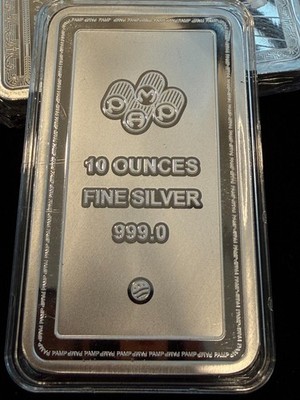 TUC silver 1g バー 10個セット LADY of JUSTICE Bar - PAMP SUISSE - 10oz .999 Fine Silver Bullion
