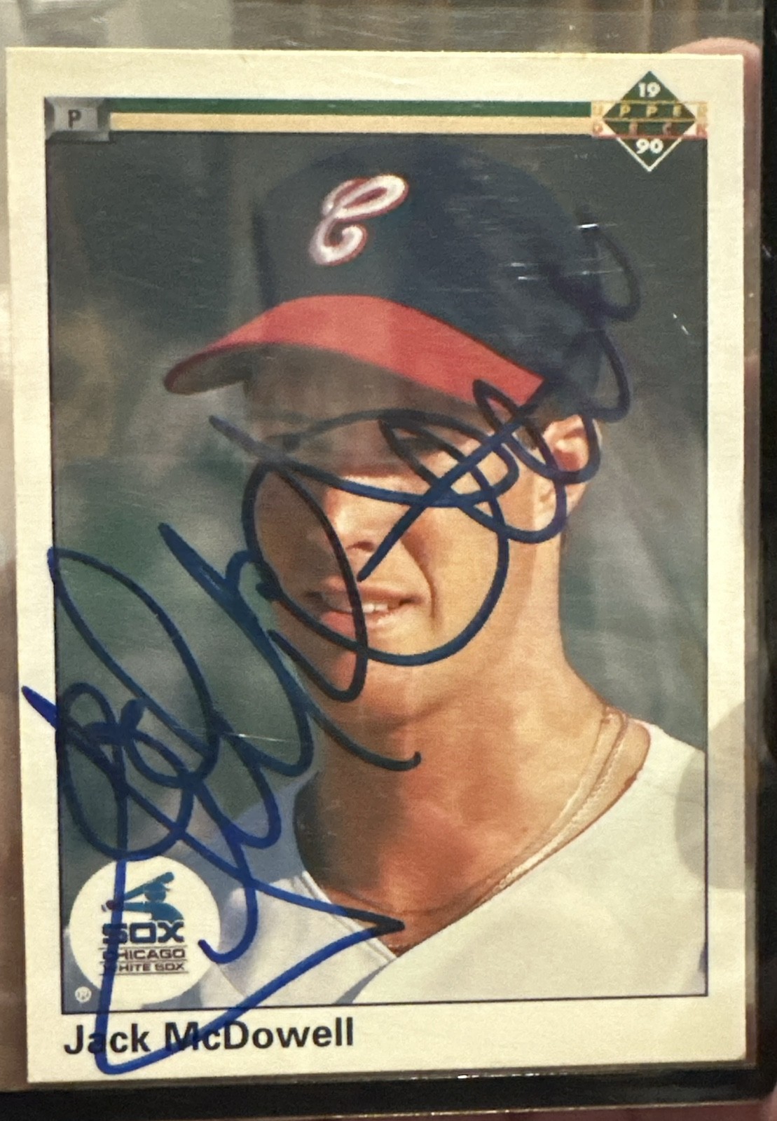 1990 Upper Deck - Jack McDowell #625.    Autographed Card