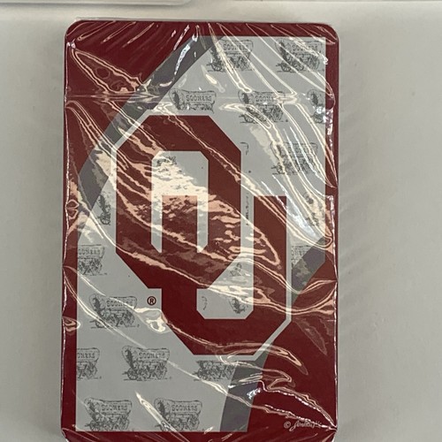 OU Sooners Playing Cards Deck Oklahoma Schooner Travel Souvenir New Sealed - Picture 5 of 9