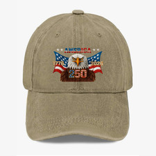 USA 250th Anniversary Hat Eagle Freedom 1776-2026 Patriotic Dad Cap Unisex Gift