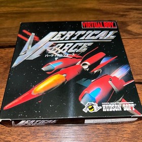 VERTICAL FORCE Box Virtual Boy JAPAN Game HUDSON good Japan Used