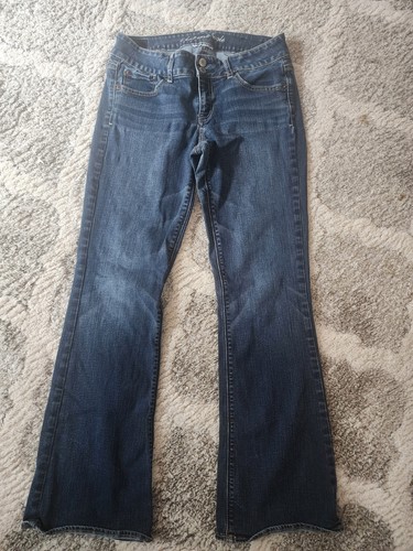 American Eagle Jeans Super Stretch Artist Women's Size 10 Boot Cut Dark Wash