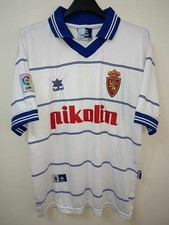 REAL ZARAGOZA 1999-2000 Dorsal 15 camiseta shirt trikot maillot maglia L