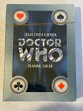 DOCTOR WHO Playing Cards Collectors Edition Deck BBC Cards Inc Retro Sealed Box