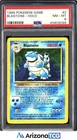 Pokemon 1999 Blastoise 2 Holo Rare Base Set PSA 8