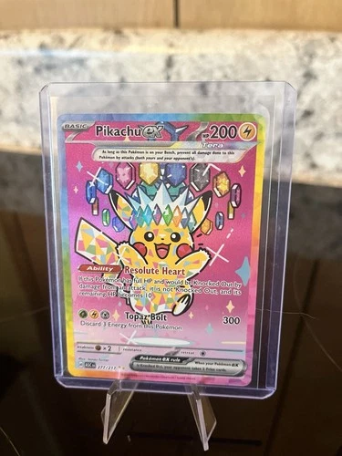 New Listing2026 Pikachu EX 277/217 Ascended Heroes SIR Special Illustration Rare PSA 10