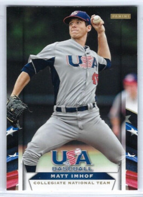 2013 Panini USA Baseball #14 Matt Imhof