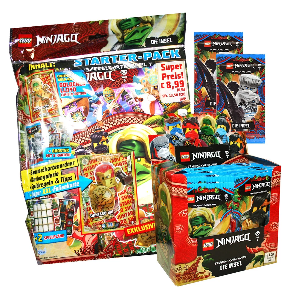 LEGO Ninjago - Serie 6 Trading Cards Display,Album,Tüten aussuchen/to choose