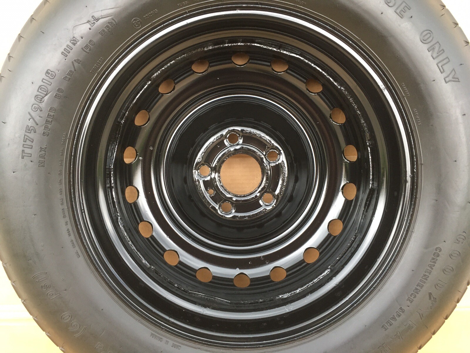 2011-2020 Dodge Durango Jeep OEM 52124856 Spare Tire 18x4 Steel Wheel ...