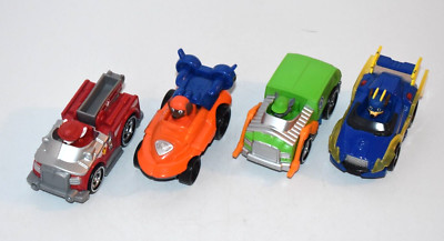 Lot of 4 Nickelodeon Paw Patrol Diecast Toy Vehicles Cars Toys