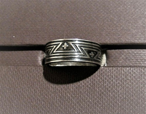Ring, 925er Silber, teilw. geschwärzt. Breite 0,7 cm - Picture 3 of 7