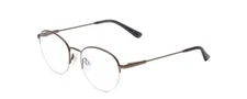 Ernest Hemingway H4858 Unisex Round Semi-Rimless Eyeglasses Gun Metal/Grey 49 mm