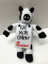 Chick Fil A EAT MOR CHIKIN 6" Plush Cow Figure