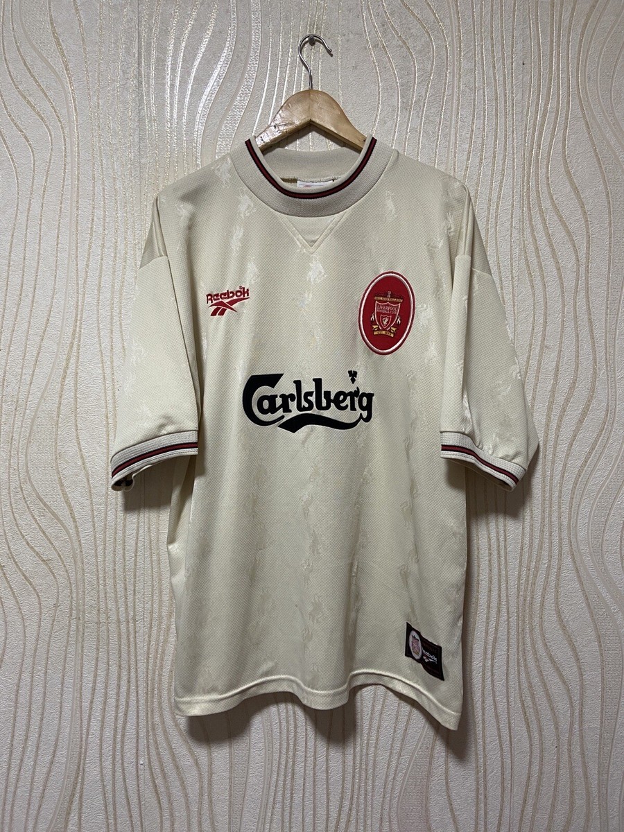 LIVERPOOL 1996 1997 AWAY FOOTBALL SHIRT SOCCER JERSEY REEBOK LIVERPOOL 1996 1997 AWAY FOOTBALL SHIRT SOCCER JERSEY REEBOK