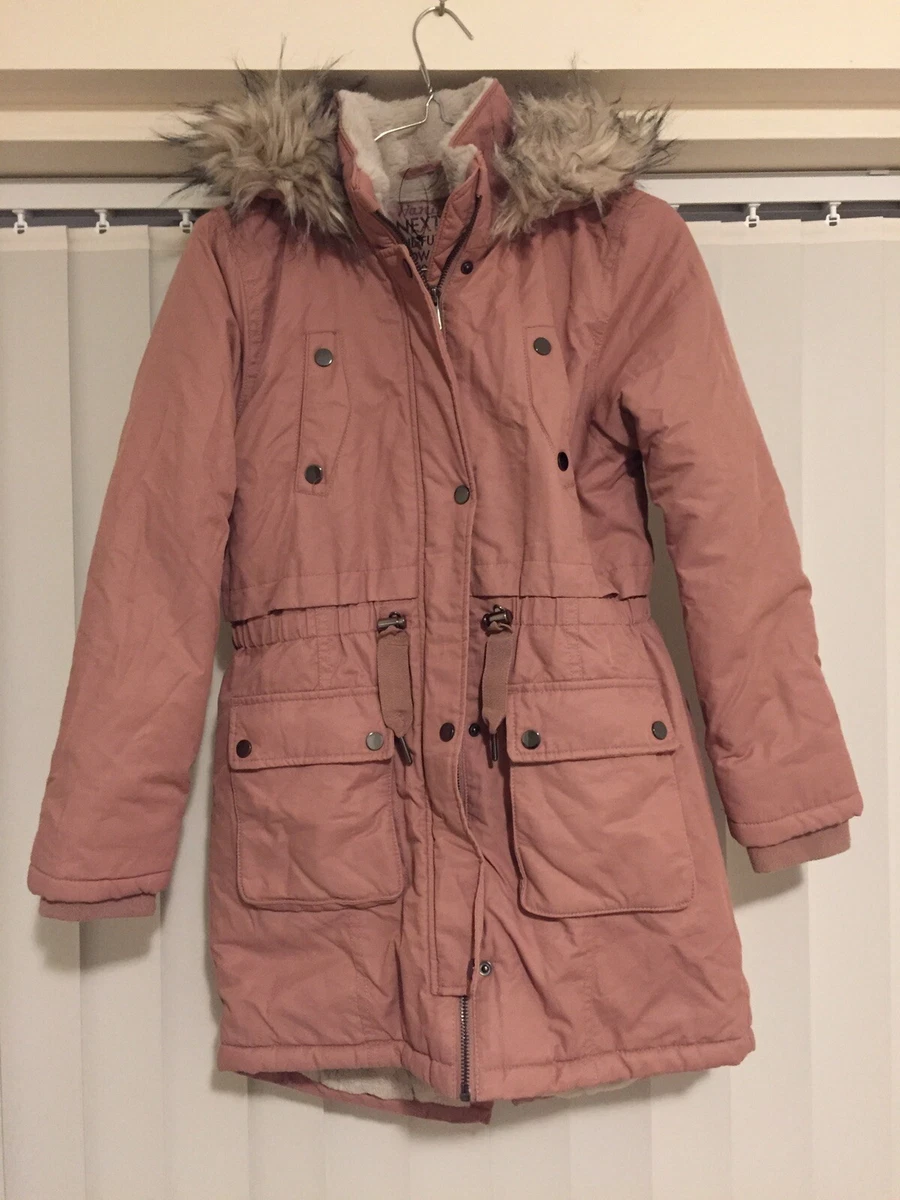 Next girls 2025 fur coat