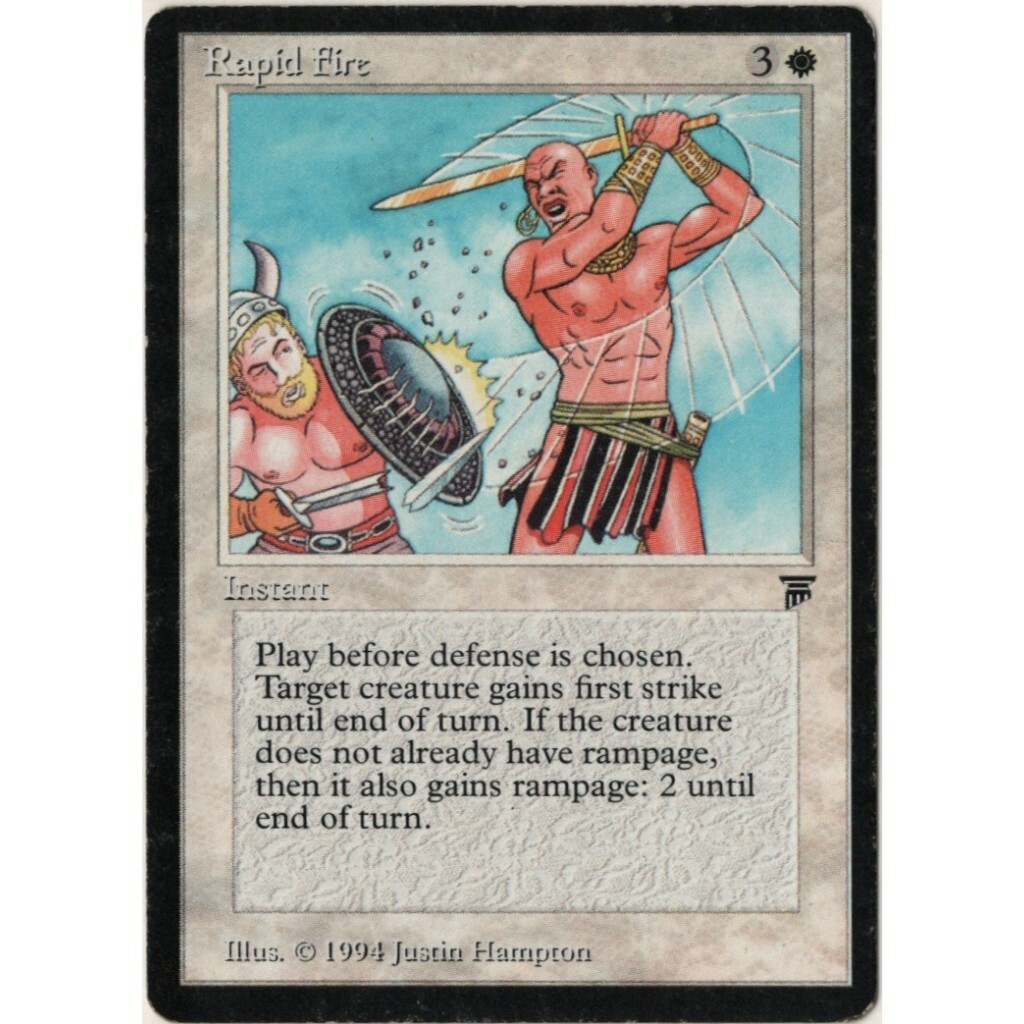 Vintage 1994 MTG Rapid Fire #32 Card 1990s Legends Set Magic the Gathering LEG