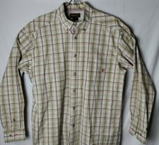 Ariat Men L Plaid Button Down Long Sleeve Shirt