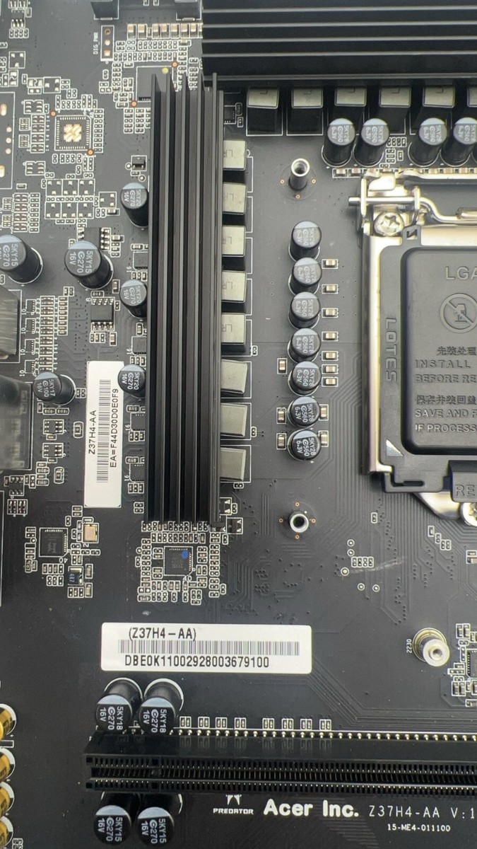 Z37H4-AA Predator P09-600 Orion 9000 Z370 LGA1151 DDR4 Gaming