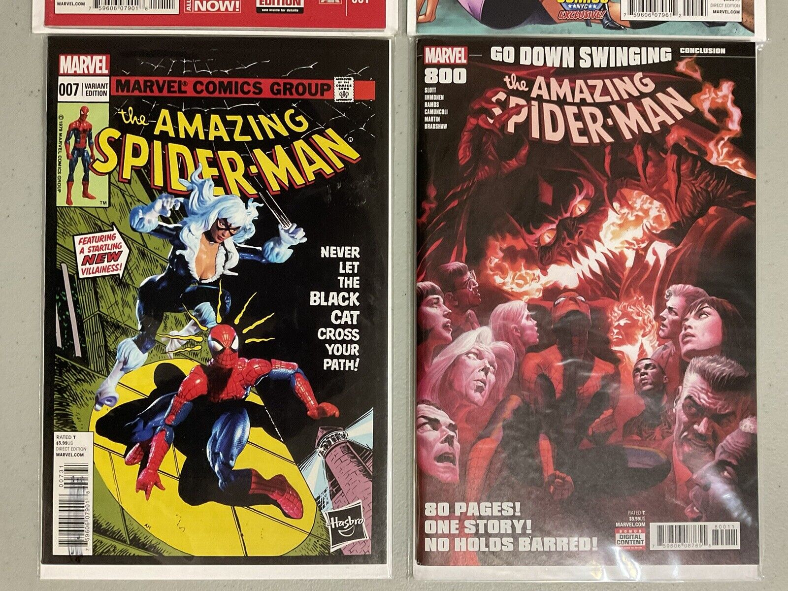 🔥MCU Keys🔥Amazing Spider-Man #1 & 1.1, 7 Variants 800🔥NM+(9.4-9.8)🔥Silk