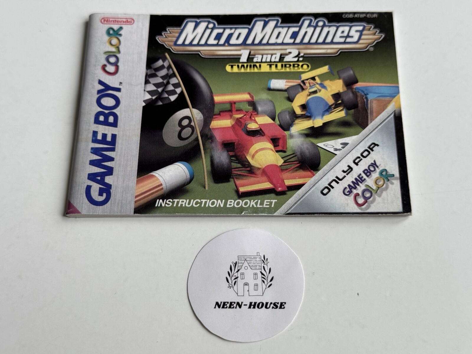 Notice / Manual - Micro Machines 1 And 2 Twin Turbo - Nintendo Game Boy Color