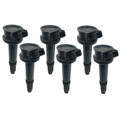Hitachi Set of 6 Ignition Coil Kit For Escape Fusion Zephyr Mariner Milan 3.0 V6