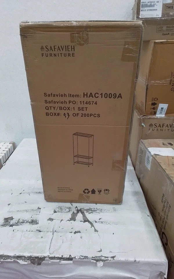 Safavieh GORDON 3 TIER GARMENT RACK, Reduced Price 2172740950 HAC1009A - Image 4 of 4