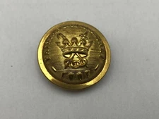 Oddfellows Patriarchs Militant Button IOOF Uniform Button 3 Links Vtg Antique