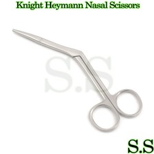Knight Heymann Nasal Scissors 7'' ENT Surgical Instruments