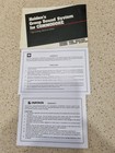<!--F#f_0-->SS Commodore Eurovox radio Manual + Warranty Cards<!--F/-->