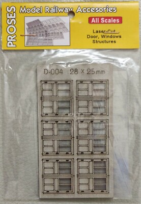 Proses D-004 Laser Cut 2 Scheiben, Doppeltüren NEU