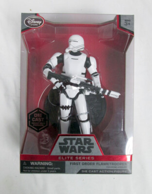 Disney Store Star Wars Elite Series First Order Flametrooper Action Figure NIB