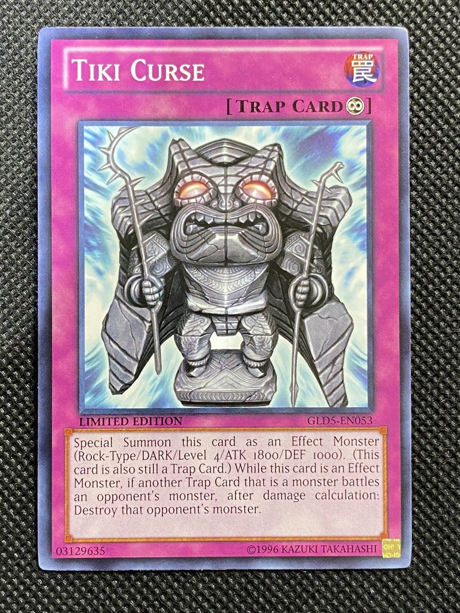 yugioh tiki deck Yu-Gi-Oh! - Soul (STOR-EN080) - Storm of Ragnarok - 1st Edition except Tiki Peace YuGiOh! - Tiki Curse GLD5-EN053