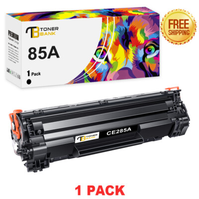 1-Pack Black CE285A 85A Toner Cartridge For HP LaserJet P1102 P1102W M1212NF