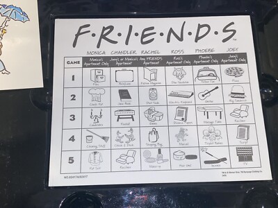 FRIENDS Ultimate Trivia Game In A Tin - Complete Set With Board, Cards & Pieces - View #10